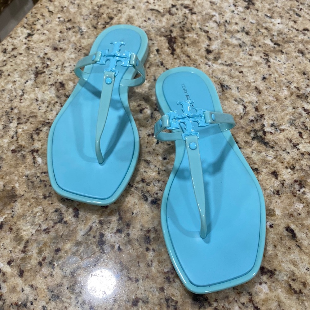 TORY BURCH sandals sky blue size 7